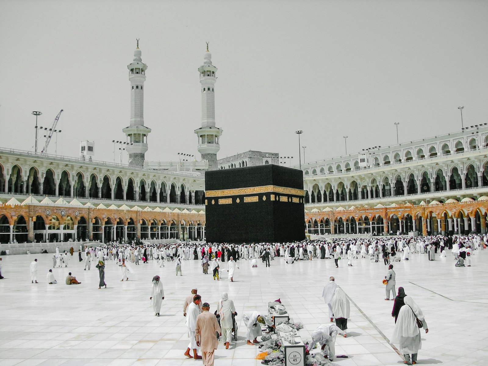 The Kaaba at Masjid al Haram in Makkah during Umrah